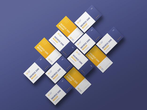 Free Business Card Set Mockup Psd