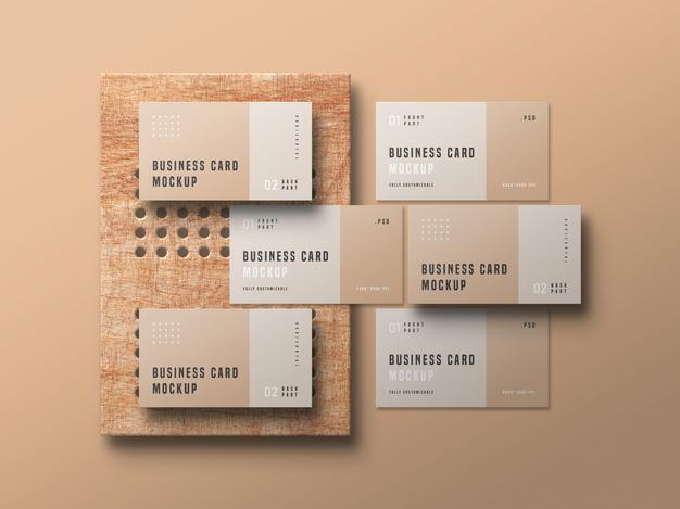 Free Business Card Set Mockup Psd