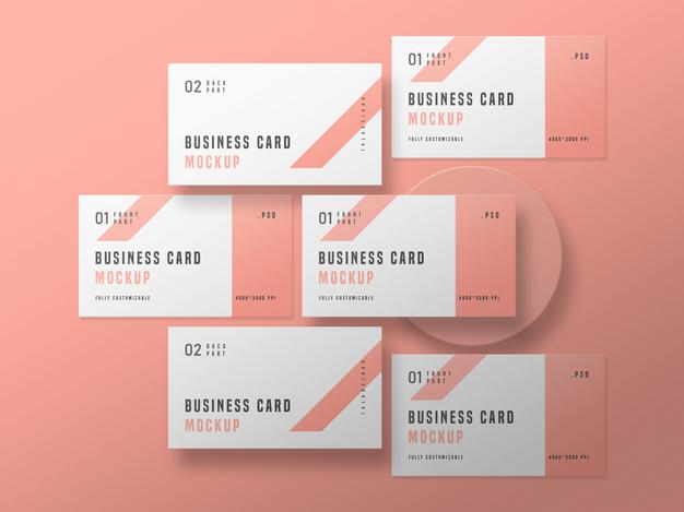 Free Business Card Set Mockup Psd