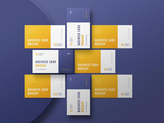 Free Business Card Set Mockup Psd