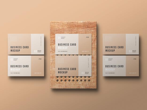 Free Business Card Set Mockup Psd