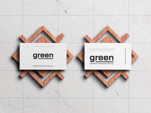 Free Business Cards Mockup Psd