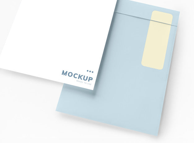 Free Business Document And Envelope Mockup Psd