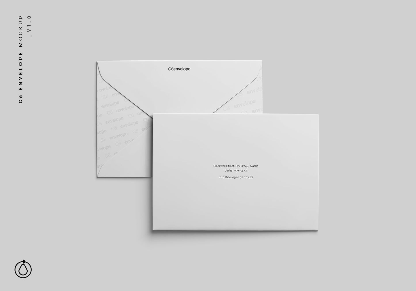 Free C6 Envelope Mockup