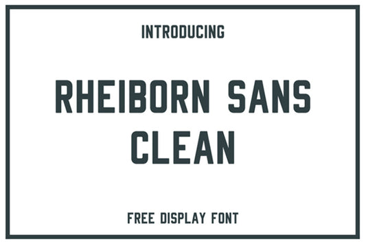 Free Rheiborn Sans Typeface