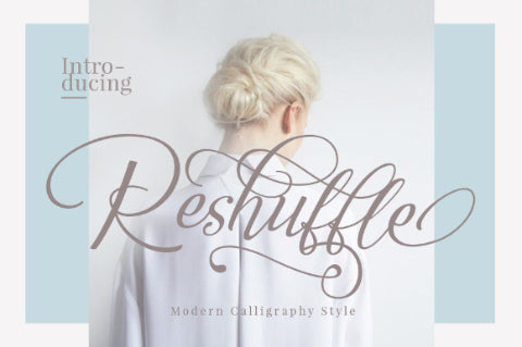 Free Reshuffle Script Demo Font