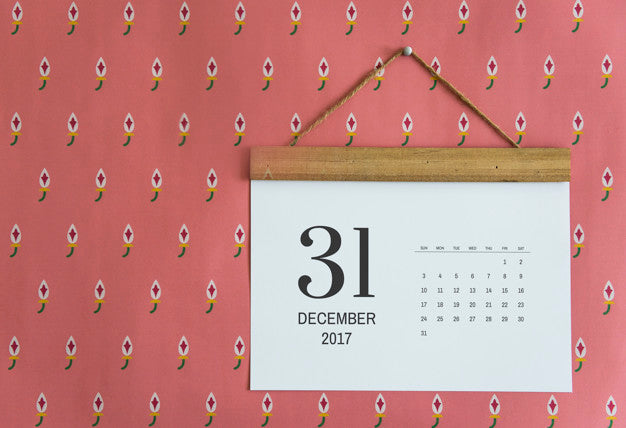 Free Calendar On The Wall Psd