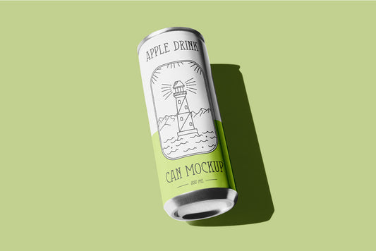 Free Can Mockup