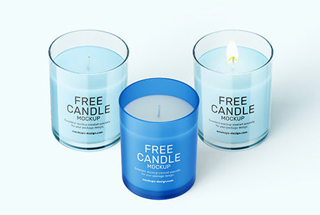 Free Candle Mockup