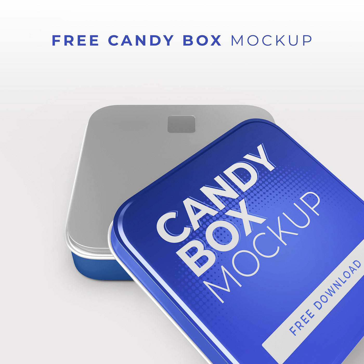 Free Candy Box Mockup