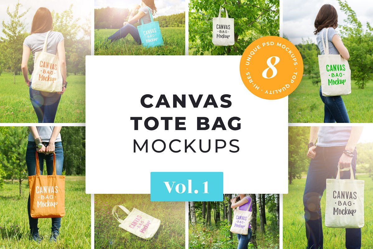 Free Canvas Bag Mockup