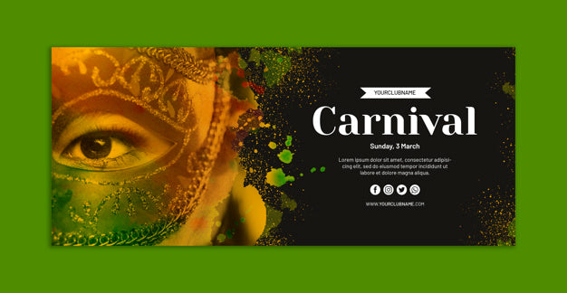 Free Carnival Banner Mockup Psd