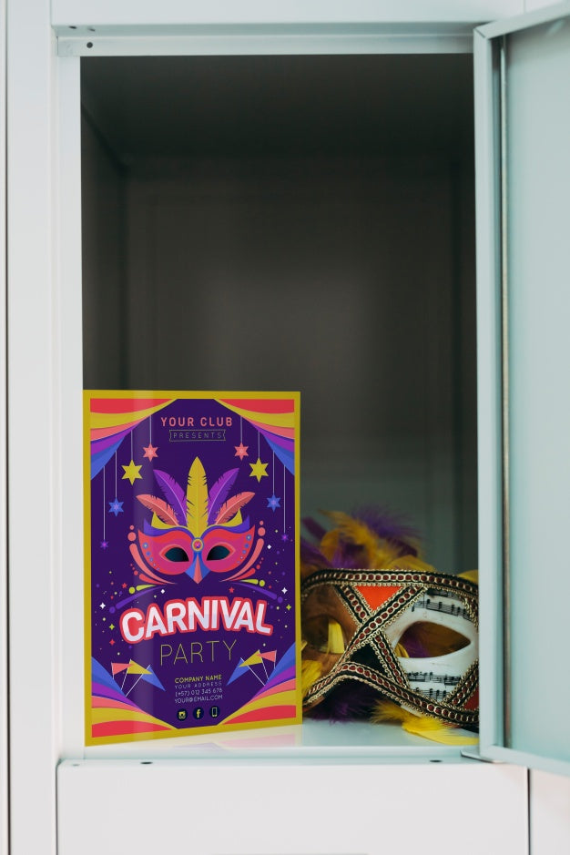 Free Carnival Flyer Mockup Psd