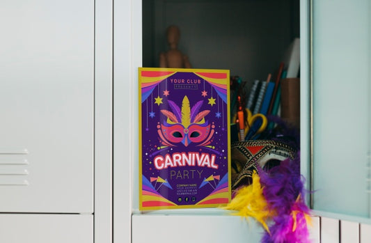 Free Carnival Flyer Mockup Psd