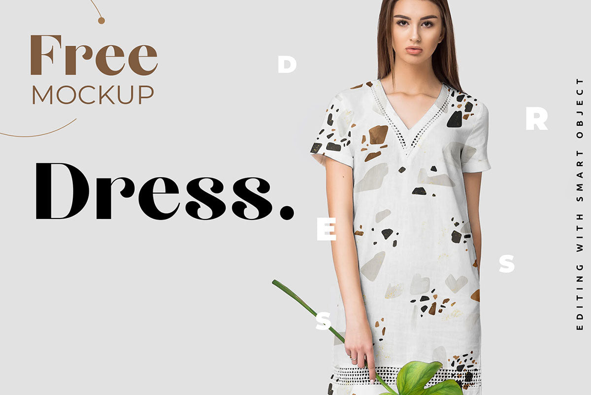 Free Casual Dress Mockup