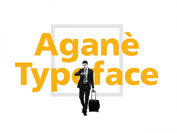 Free AganÃ¨ A font designed UIs