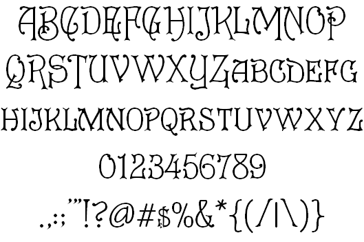 Free Cruickshank Font