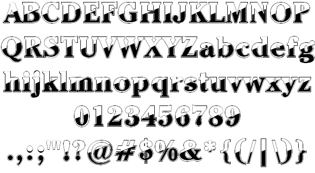 Free Chell Chrome Font