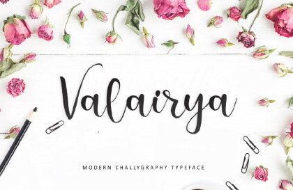 Free Valairya Script Font Demo