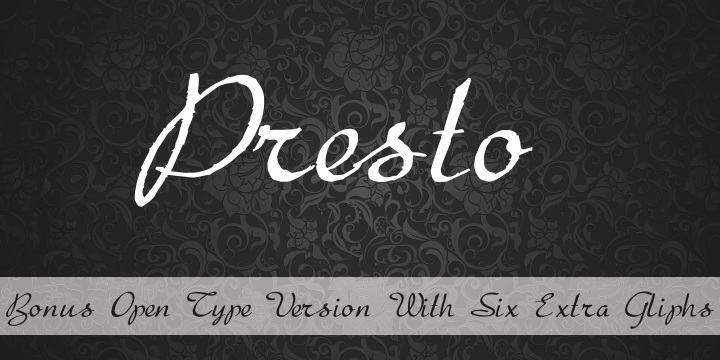 Free Presto Font