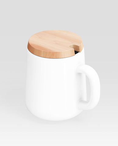 Free Ceramic Mug With Lid Mockup Psd Template