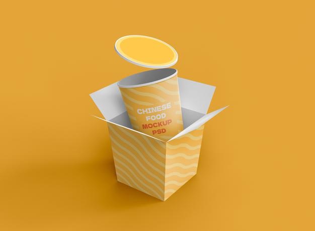 Free Chinese Food Mockup Psd