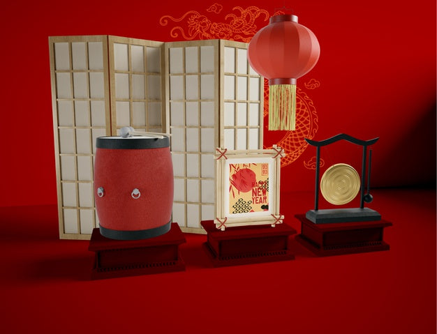 Free Chinese New Year Illustration Concept Psd