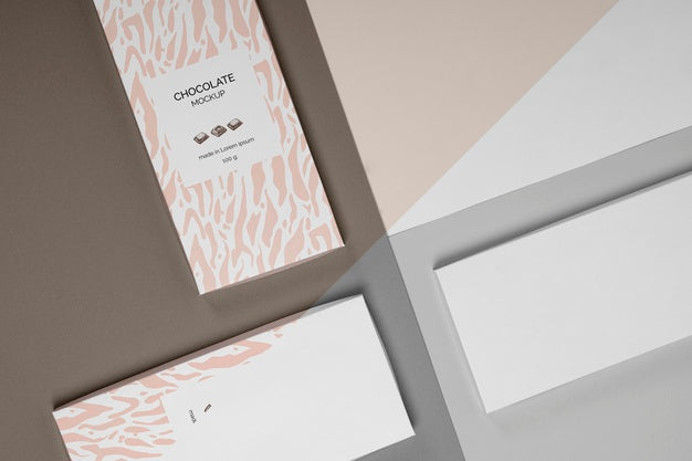 Free Chocolate Packaging Mockup Psd