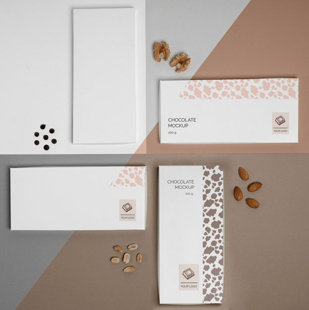 Free Chocolate Packaging Mockup Psd