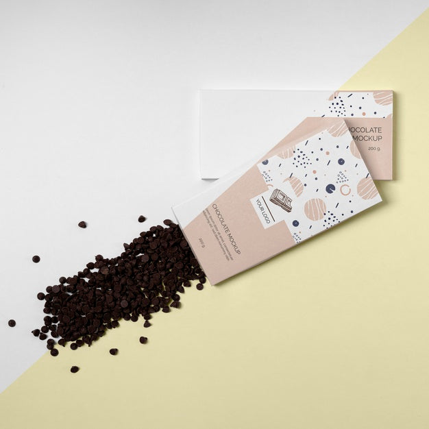 Free Chocolate Packaging Mockup Psd