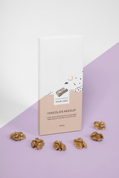 Free Chocolate Packaging Mockup Psd