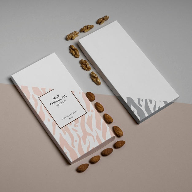 Free Chocolate Packaging Mockup Psd