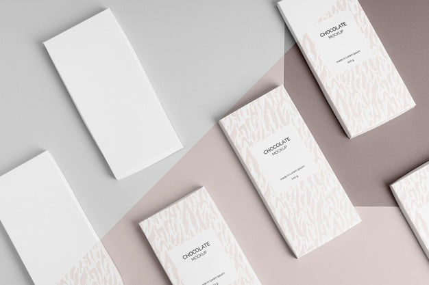 Free Chocolate Packaging Mockup Psd