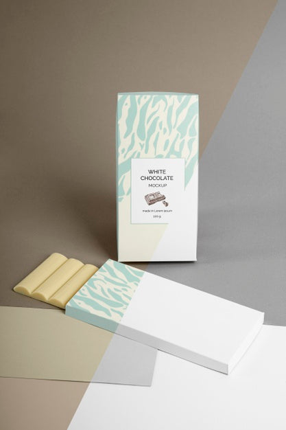 Free Chocolate Packaging Mockup Psd