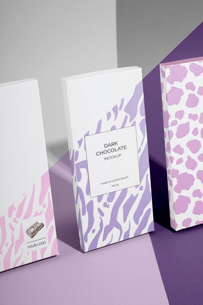 Free Chocolate Packaging Mockup Psd