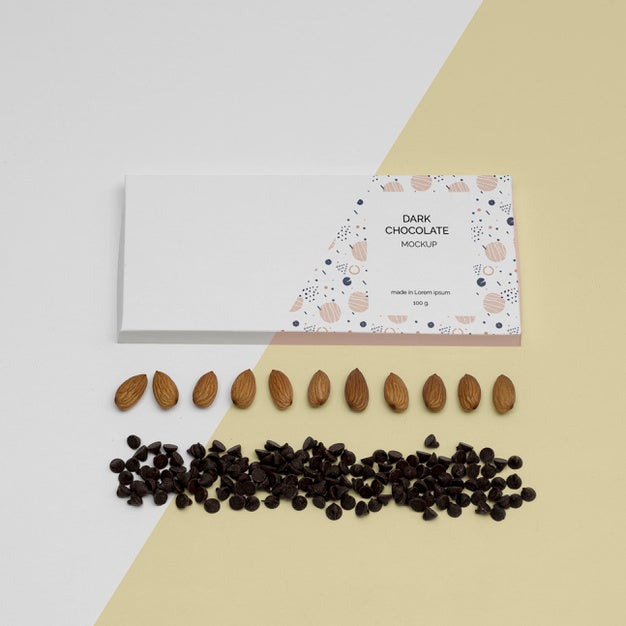 Free Chocolate Packaging Mockup Psd