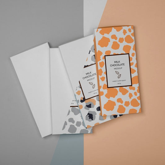 Free Chocolate Packaging Mockup Psd