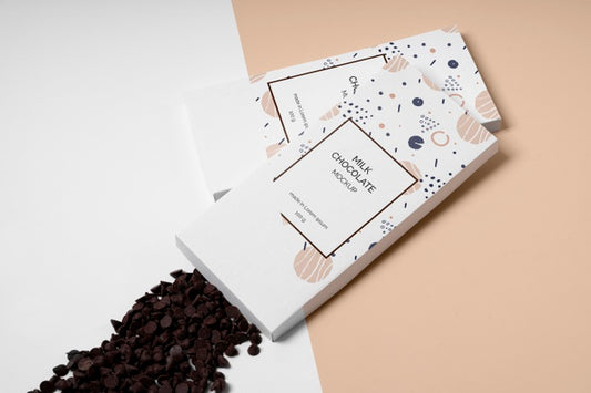 Free Chocolate Packaging Mockup Psd