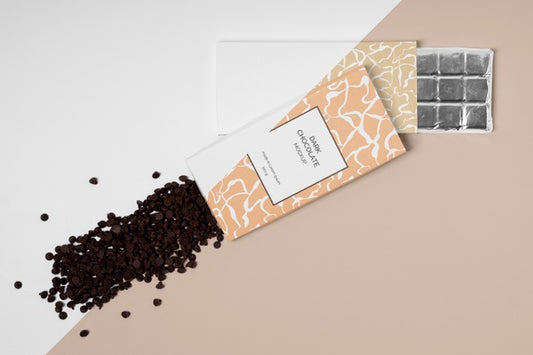 Free Chocolate Packaging Mockup Psd