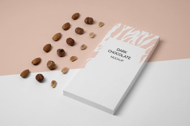 Free Chocolate Packaging Mockup Psd