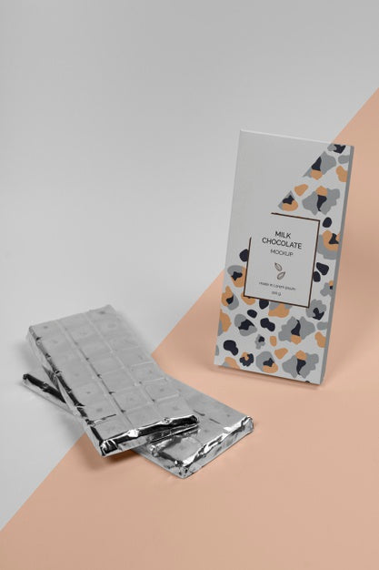 Free Chocolate Packaging Mockup Psd