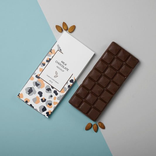 Free Chocolate Packaging Mockup Psd