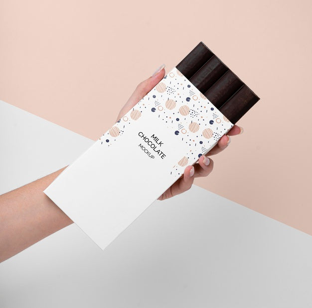 Free Chocolate Packaging Mockup Psd