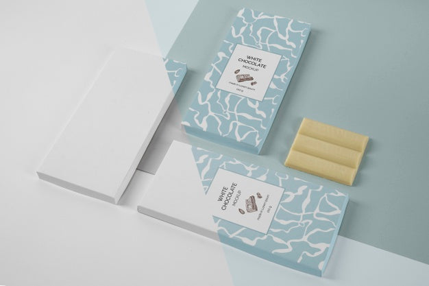 Free Chocolate Packaging Mockup Psd