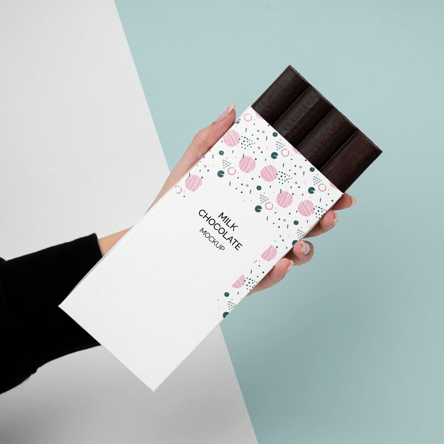 Free Chocolate Packaging Mockup Psd