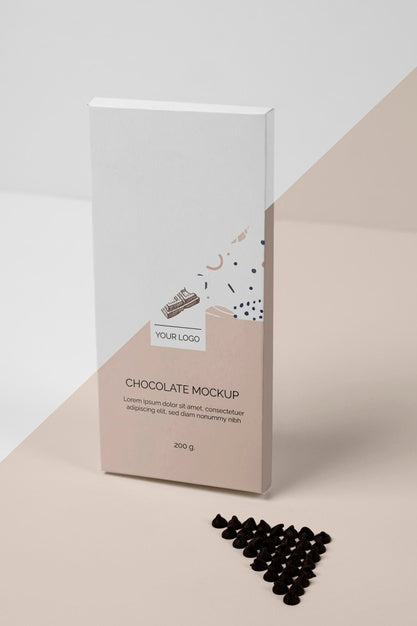 Free Chocolate Packaging Mockup Psd