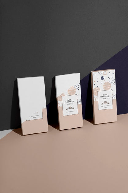 Free Chocolate Packaging Mockup Psd