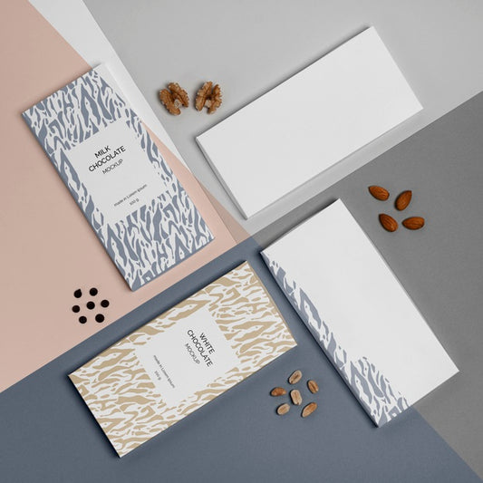 Free Chocolate Packaging Mockup Psd