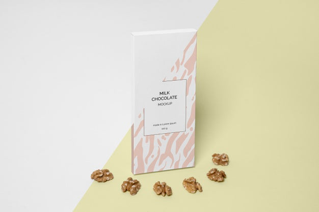 Free Chocolate Packaging Mockup Psd