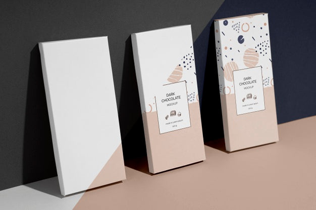 Free Chocolate Packaging Mockup Psd